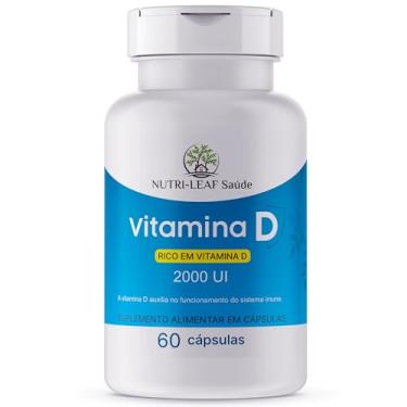 Imagem de Vitamina D3 2000UI – Suplemento de Vitamina D em Cápsulas – Suporte à Imunidade, Ossos Fortes, Energia e Equilíbrio Diário | NUTRI-LEAF Saúde