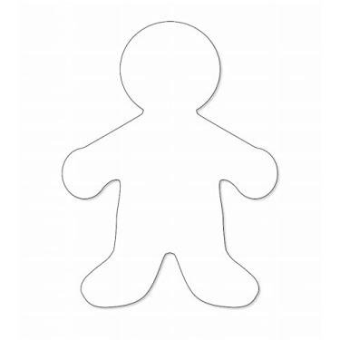 Imagem de Hygloss Products Recortes de papel para família – formas de pessoas – para quadros de avisos, projetos de arte, sala de aula e decoração – 40 cm de altura – 25 unidades