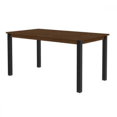Imagem de Mesa de Madeira Monaco 160 Cm Preto/Freijó - Art Panta
