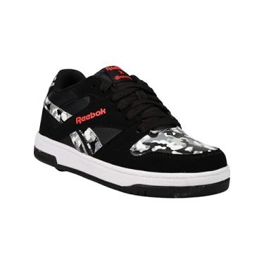 Imagem de HEELYS Reebok Bb4500 Tênis masculino de salto baixo com rodas, Preto/branco/vermelho, 45