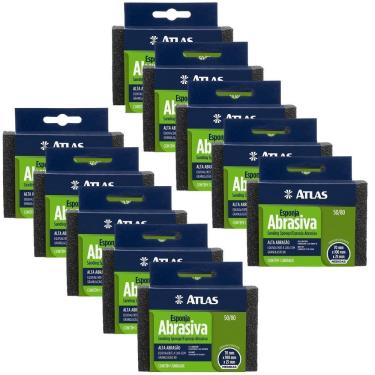 Imagem de Esponja Abrasiva Rígida Alta Abrasividade Kit 10 Un