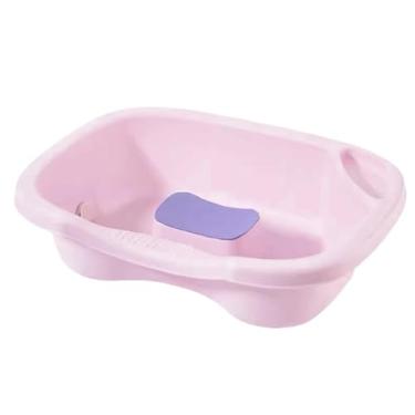 Imagem de Lavatório de cabelo para idosos, lavatório compacto de cabeceira com mangueira de drenagem, tigela de xampu ergonômica portátil