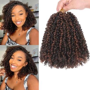Imagem de Crochet Braiding Hair COOKOO Yanky Twists 20 cm 8 unidades para mulher