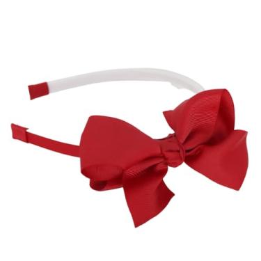 Imagem de Tiara Infantil Arquinho de Cabelo com Laço Boutique (Vermelha)