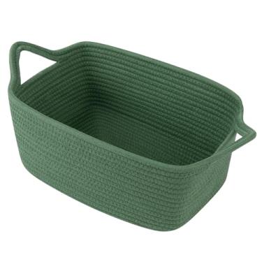 Imagem de OIAHOMY Linda cesta de tecido com sacos de presente e fitas, cesta de presente vazia para chás de bebê, aniversário, berçário com alças para quarto de bebê, sala de estar, caixas de brinquedos para