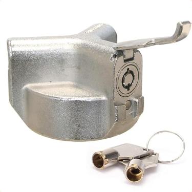 Imagem de The Flow Security Systems | Tampa de bloqueio do tanque de óleo de aquecimento e tanque de combustível do refrigerador | Para tanques de transferência e tanques comerciais acima do solo | Evita roubo