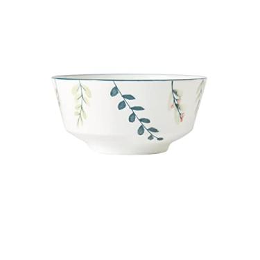 Imagem de Tigela de cereal, tigelas de sopa de cerâmica, tigela de ramen para macarrão, tigelas de salada de porcelana, tigelas grandes de cereais para cozinha, tigelas de sopa seguras para lava-louças e