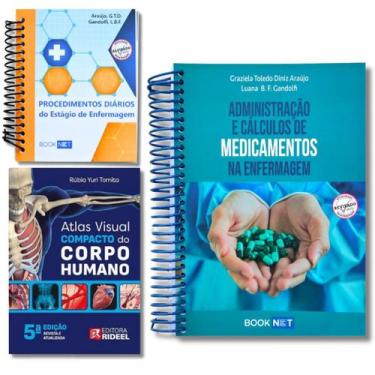 Imagem de Administração e Cálculos De Medicamentos +Atlas Visual Compacto + Proc