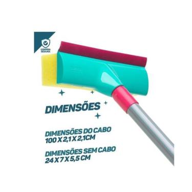 Imagem de Mop Limpa Vidros Fit Com Cabo Noviça Bettanin