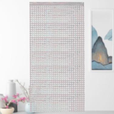 Imagem de Cortina de chuva a laser prata, decoração festiva, impermeável, durável, perfeita para festas e eventos