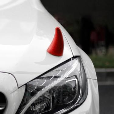 Imagem de Adesivo de buzina de carro, adesivo 3D anticolisão anticolisão para decoração externa