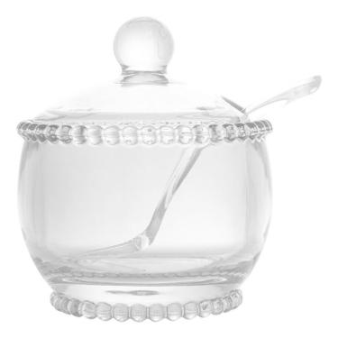 Imagem de 2X Açucareiro Com Colher E Tampa Pearl Cristal Wolff 28379