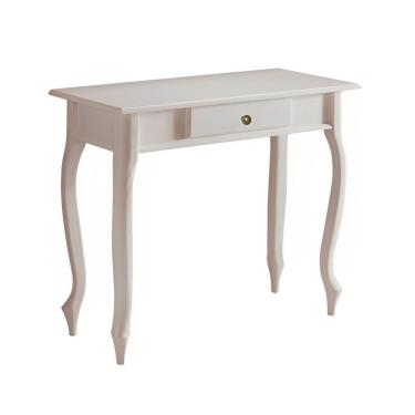 Imagem de Aparador De Sala Rústico Madeira 1 Gavetas Pés Luiz Xv - Nude Laca