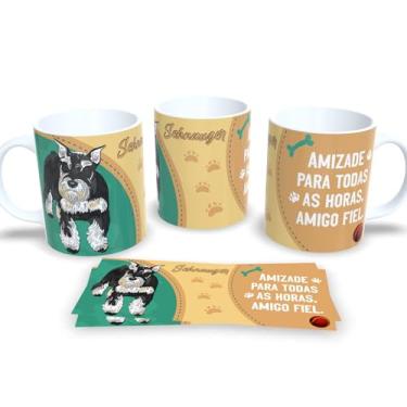 Imagem de Seu Pet Sempre Com Você Caneca Personalizada Dog Cachorro (Schnauzer)