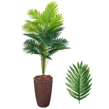 Imagem de Planta Artificial Palmeira com Vaso Polietileno Cone Romano - FlorImp