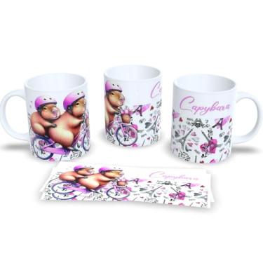 Imagem de Caneca Xícara Capivara Café Chá Chocolate Quente (Mod.8)