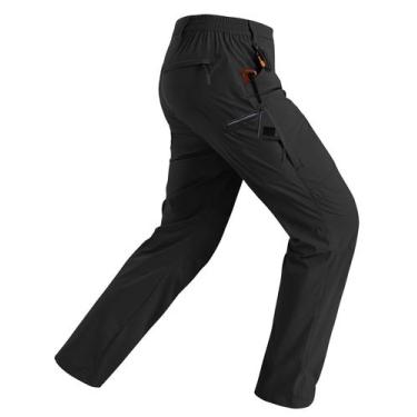 Imagem de Calças de caminhada Rapoo masculinas 40W 30L impermeáveis de secagem r