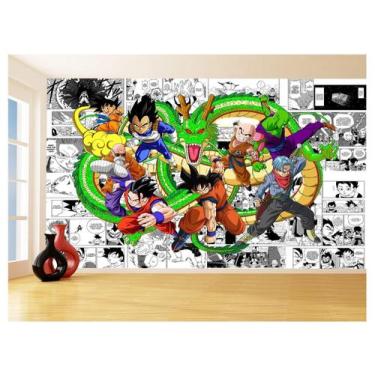 Imagem de Papel De Parede Dragon Ball Goku Vegeta Anime 3,5M Dbz220 - Você Decor