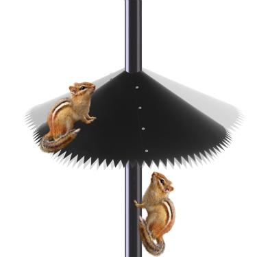 Imagem de Defletor de alimentador de pássaros - Alimentador de pássaros Defensor de esquilos | Defensores resistentes ao clima Rolha de mola para cerca de quintal, jardim, varanda, pátio, árvore, estação de