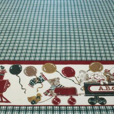 Imagem de Tecido Tricoline Estampado Xadrez 1,40 M Largura Verde - Tecidosmodelo