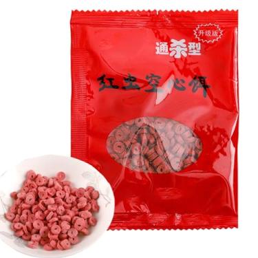 Imagem de Atraente de peixe granular – Atraente de comida de isca granular vazada, sabor de peixe de minhoca vermelha, gancho de mordida de fibra de atomização isca macia para uma viagem de pesca bem-sucedida