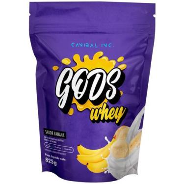 Imagem de Whey Gods Whey 100% Concentrado 900g Refil - Canibal Inc,  Banana 