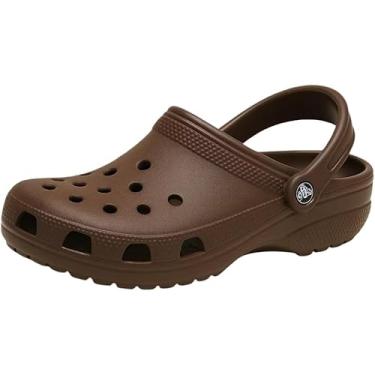 Imagem de Babuche Feminina Masculina Confotavel Croks Sandalia Papete Ortopédico Solado Em Eva (Marron, BR, Adulto, Numérico, 38)