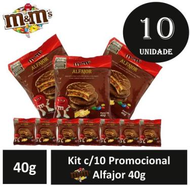 Imagem de Kit c/10 Promocional Lançamento Alfajor Mms 40g - M&M'S