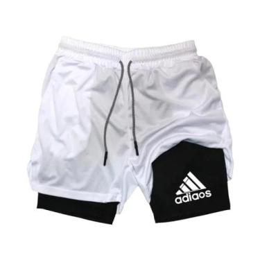 Imagem de Shorts Esportivos Masculinos De Secagem Rápida Para Corrida E Treiname