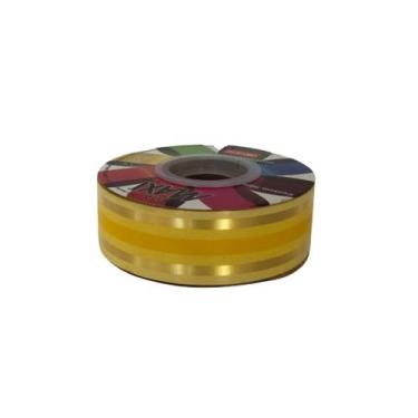 Imagem de Fita Decorada 32x50 M Albano Para Laços, Nova Eva Amarela