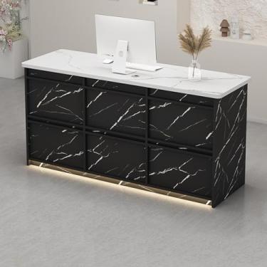 Imagem de Mesa de recepção pequena, mesa de recepção, balcão, balcão de varejo, mesa de recepção com balcão, recepção, balcão de recepção, balcão de loja, mesa de recepção, mesa de recepção em pé