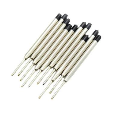 Imagem de Refil De Caneta Esferográfica Azul E Preta 1.0mm, 10 Unidades Para Esc