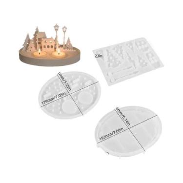 Imagem de Molde De Silicone Para Suporte De Vela, Luminária De Rua Em Formato De