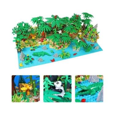 Imagem de Blocos De Montar Animais Selvagens Da Selva Para Meninos E Meninas, Co