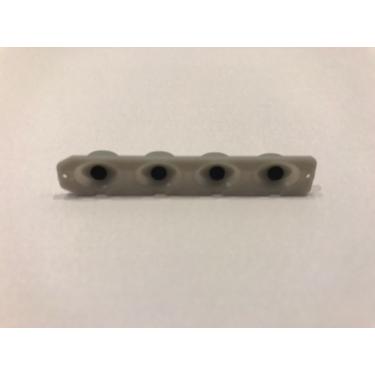 Imagem de Kit 4 Mini Botões Silicone Condutivo Universal Botão Pequeno