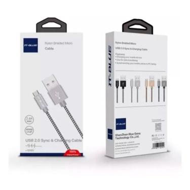 Imagem de Cabo Micro USB 2.0 V8 Carregador Controle Ps4 Xbox One 2M