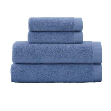 Imagem de Kit Jogo De Toalhas Buddemeyer 4 Peças Banho e Rosto Dual Air 100% Alg