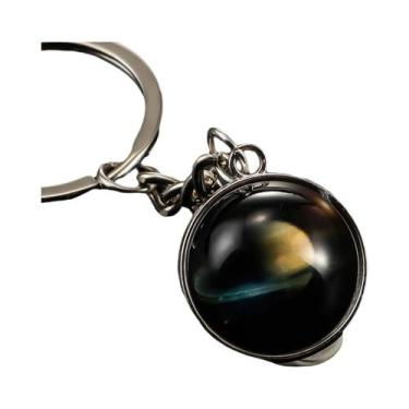 Imagem de Chaveiro Luminoso Do Sistema Solar Que Brilha No Escuro, Galáxia, Nebu