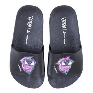 Imagem de Chinelo Infantil Grendene Kids Slide Marvel Masculino-Masculino