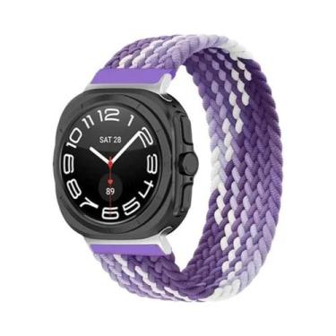 Imagem de Pulseira Solo Loop De Nylon Trançado Para Samsung Galaxy Watch 7 Ultra