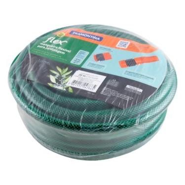 Imagem de Mangueira p/ Jardim Flex Com Engate Verde 20m - Tramontina