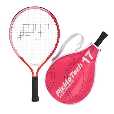 Imagem de PickleTech Raquete de tênis infantil – leve e durável, raquete de tênis juvenil de 43 a 63 cm para idades de 2 a 12 anos, multicolorida e tamanho para iniciantes, presente ideal para meninos e meninas