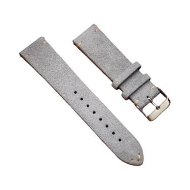 Imagem de Pulseira De Relógio De Couro Suede Com Liberação Rápida De 14mm, 16mm,