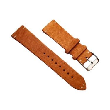 Imagem de Pulseira De Relógio De Couro Suede Com Liberação Rápida De 14mm, 16mm,
