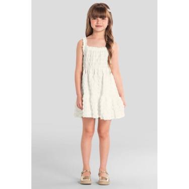 Imagem de Vestido infantil menina texturizado Mundi