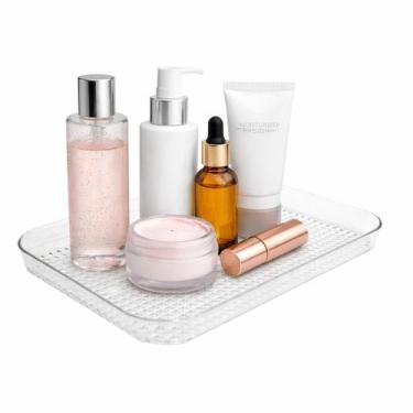 Imagem de Bandeja Retangular Detalhada Multiuso Flexível 35x23cm - Wari