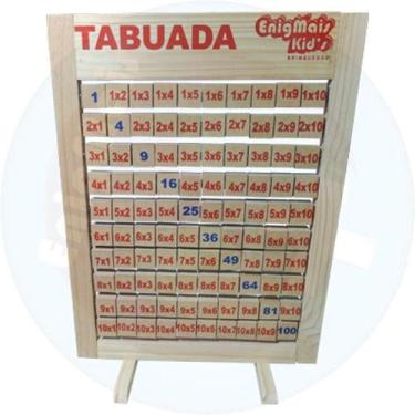 Imagem de Brinquedo Educativo Infantil Tabuada Giratória Multiplicar - SHOPPINGN