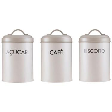 Imagem de Jogo de Potes Haus Concept com Tampa Redondo - 110ml 57704/498 3 Peças