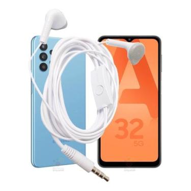 Imagem de Fone De Ouvido Com Microfone Celular Compatível Galaxy A32 - Premium