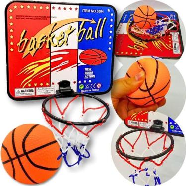 Imagem de Mini Jogo de Basquete infantil Tabela Cesta Bola Brinquedo - GoalKids